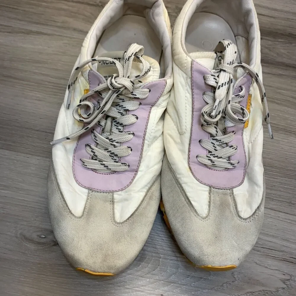 Oncept Tokyo White Cloud Sneakers Speckled Sole Lace-Up Casual Shoes Size 8‎